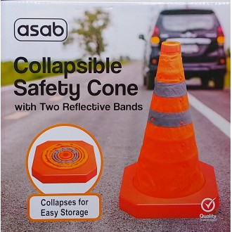 Pop Up Portable High Visibility 45 cm Safety Cone