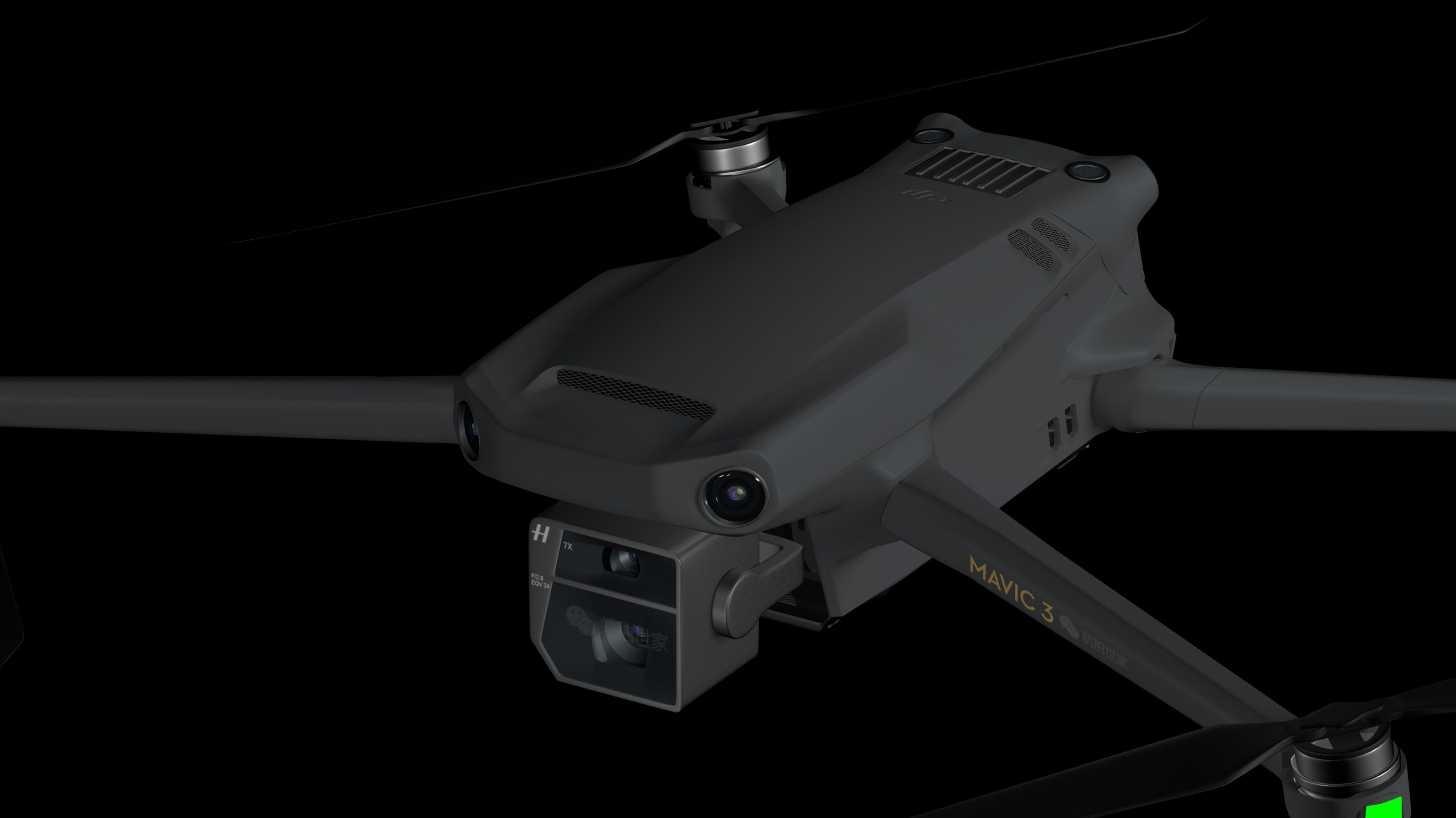 computer generated image of a potential mavic 3