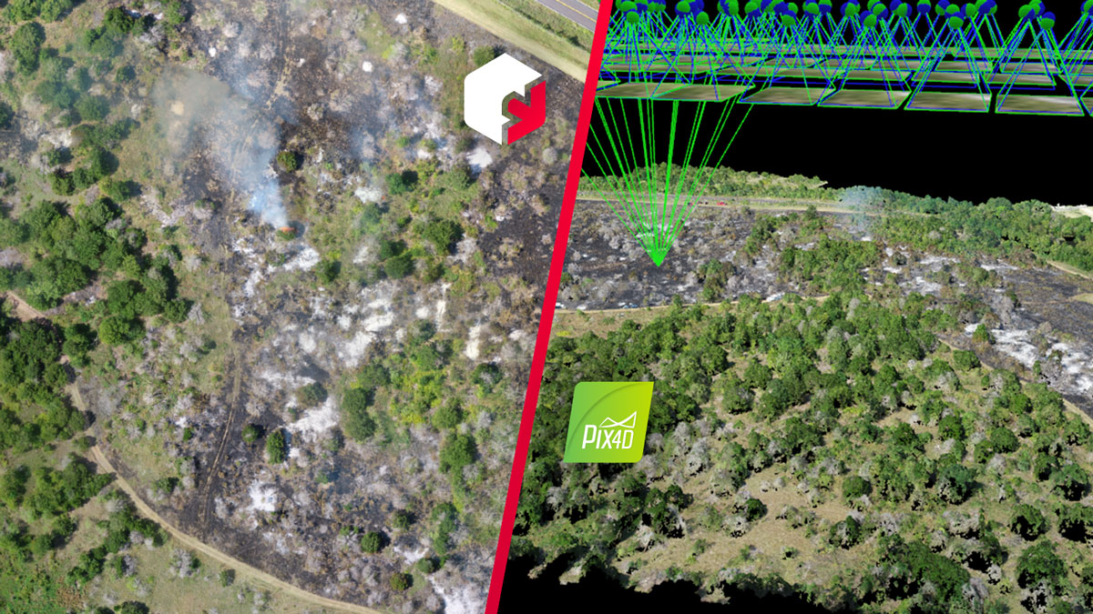 Stand-alone for rapid emergency response or combine with Pix4D Mapper for more analytical functionality